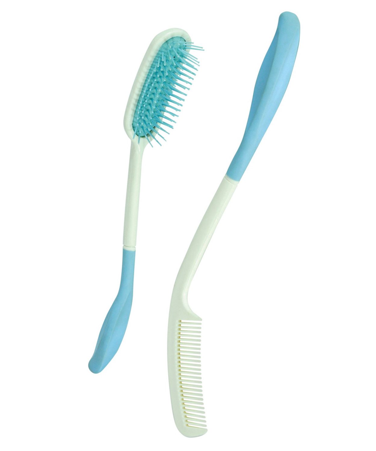 Long Handled Brush and Comb Set Haircare Products for the Elderly
