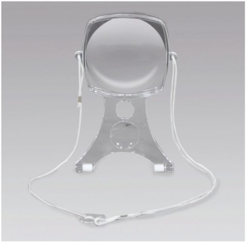 Clear plastic craft magnifier
