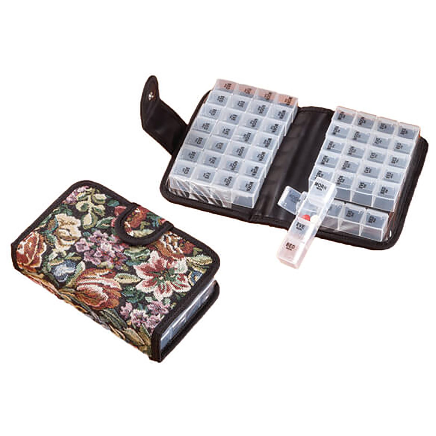 Tapestry Pill Case Organiser 7 Day Medication storage