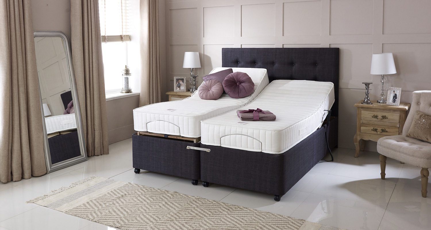 Wetherby Deep Divan bed Adjustable Beds Built by Craftsmen in UK