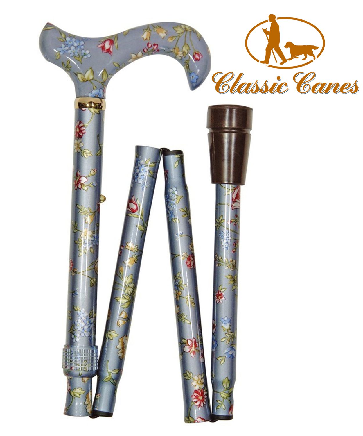 Ladies Adjustable Folding Walking Stick