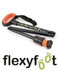 Flexyfoot folded walking stick