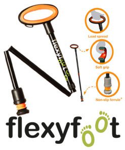 Flexyfoot walking cane
