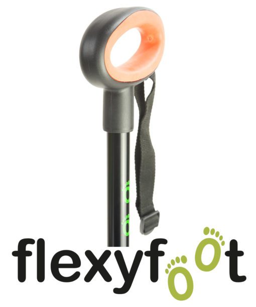 Flexyfoot easy grip handle and strap