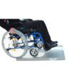 Wheelchair user on ramp