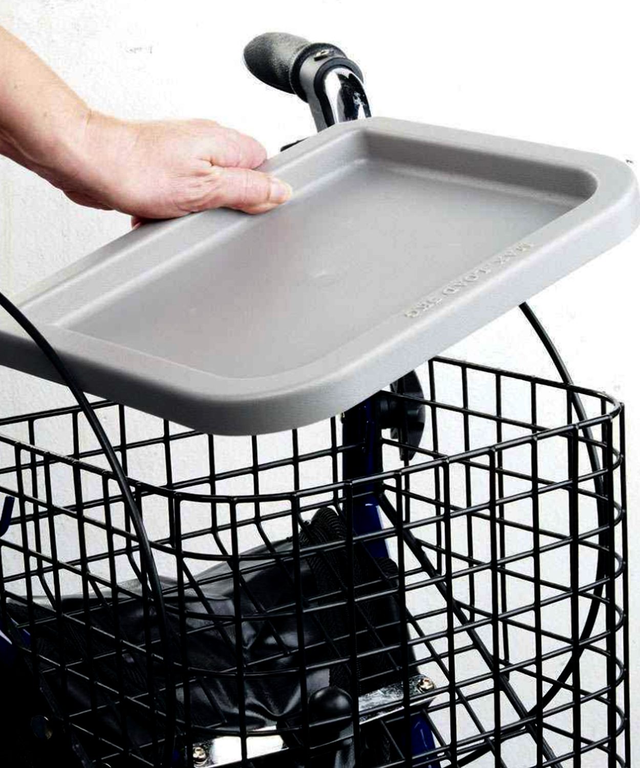 TriWalker Three Wheeled Walker with Basket, Tray and Zipped Bag