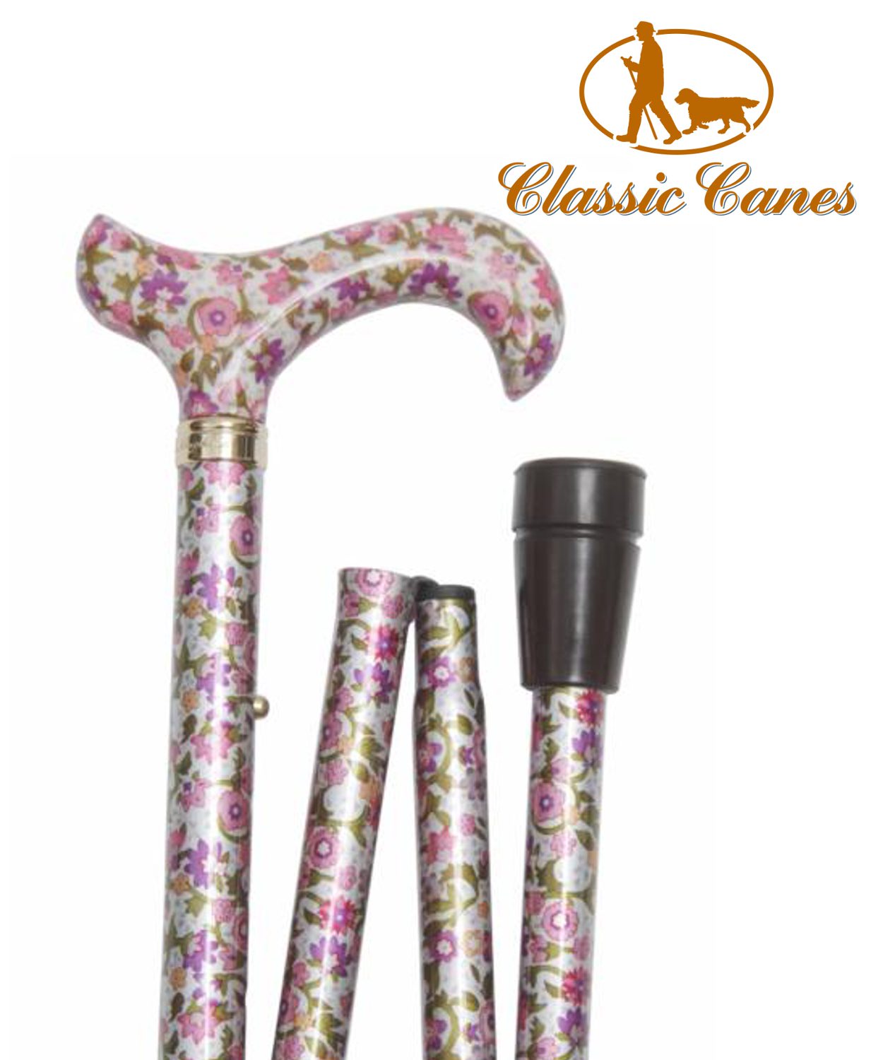 Floral Adjustable Ladies Walking Sticks Stylish and wonderfully