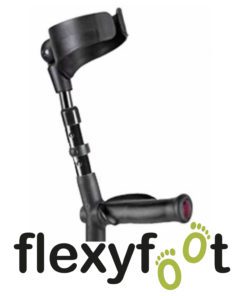 Flexyfoot anatomic crutch
