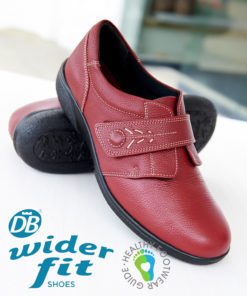 Womens DB Easy b Healey Classic Casual Leather Shoes for Wider Feet EE Fitting