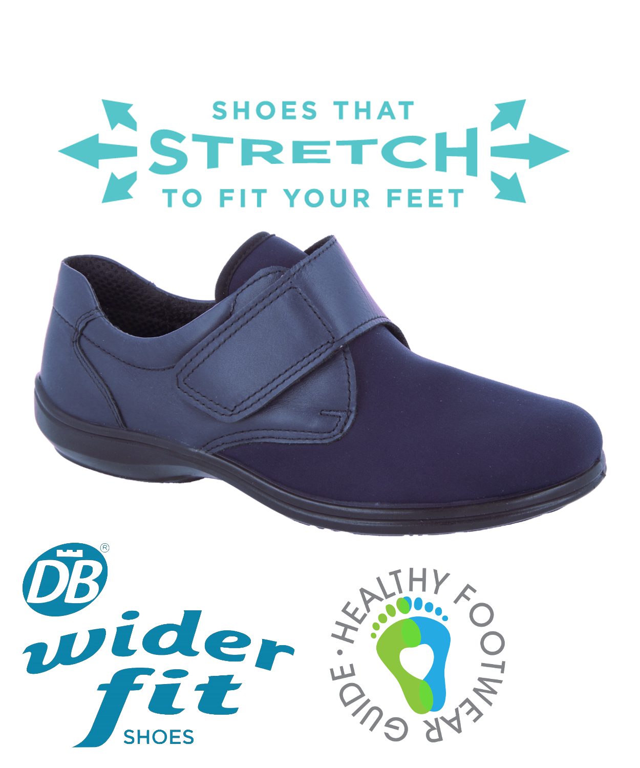 DB Wider fit ladies shoes - Largest 