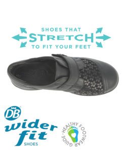 Keswick Black Stretch to fit your feet
