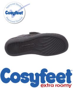 Cosyfeet mens slippers with non slip sole