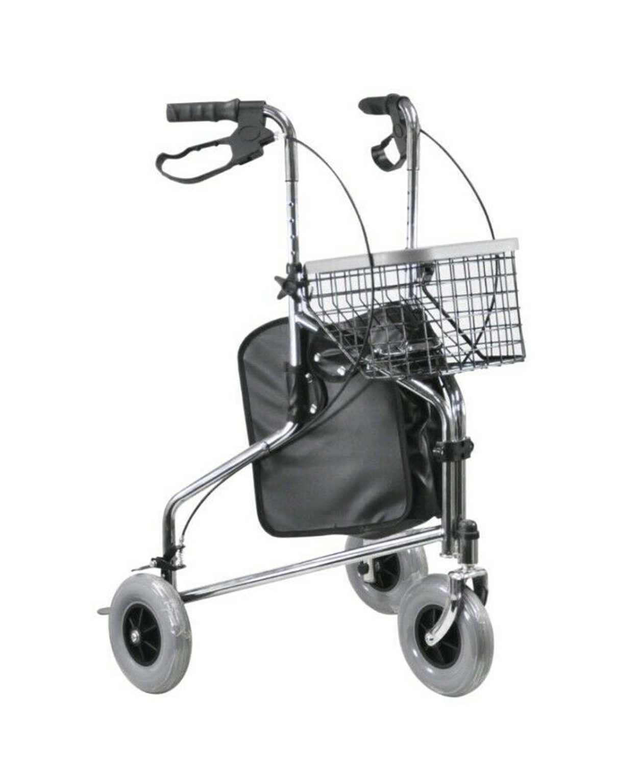 TriWalker Three Wheeled Walker with Basket, Tray and Zipped Bag
