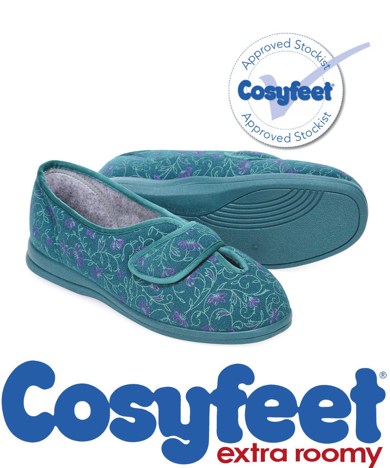 cosyfeet extra wide slippers