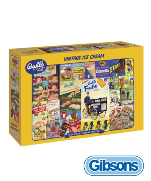 Vintage Ice Cream Gibsons Jigsaw Puzzle