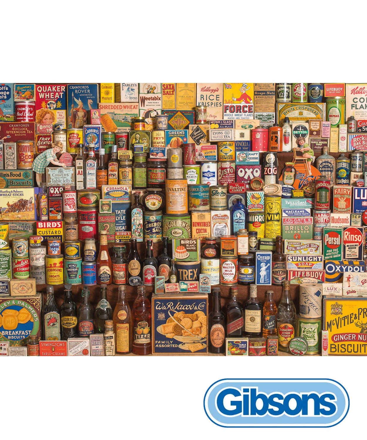 The Brands that built Britain 1000pce Gibsons Jigsaw Puzzle
