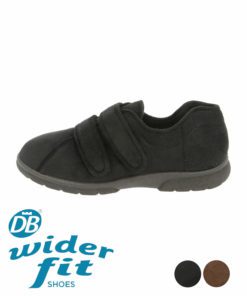 DB Wider Fit Joseph House Shoe in Black