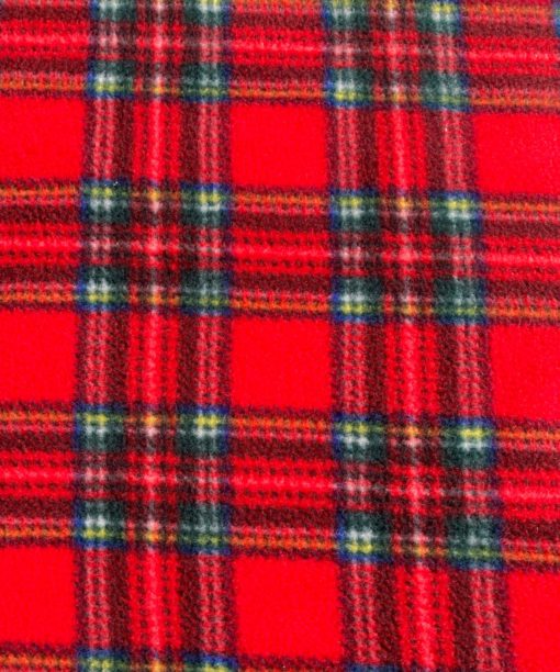 Fleecy Tartan fabric cover for Folding Seat Cushion
