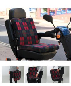 Folding Support Cushion for wheelchair or Mobility Scooter