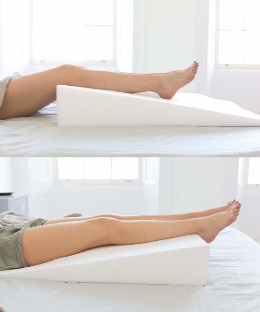 Elevate your legs with a bed wedge