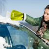 remove snow and ice from your windscreen