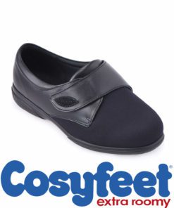 Cosyfeet Karena Ladies black shoe