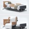 Home rotating chair bed combination chair and bed